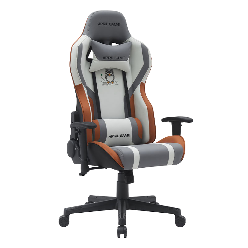 Silla Gamer en cuir synthétique, grande conception animale, pivotante, inclinable à 180 degrés, cadre solide, chaise de joueur de course (T-7121)
