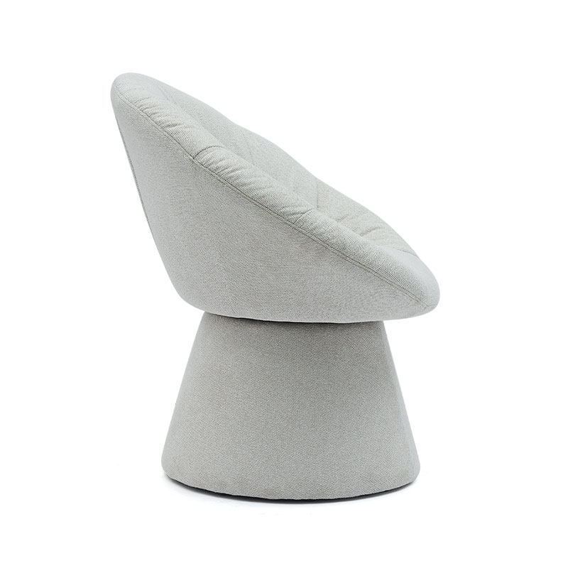 Chaise de salle à manger rotative italienne simple et élégante, fauteuil de loisirs à Base ronde pour salon hôtel (GY-644)