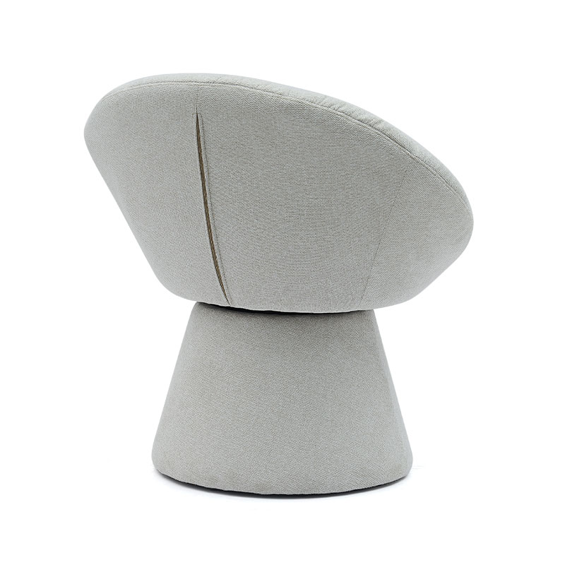 Chaise de salle à manger rotative italienne simple et élégante, fauteuil de loisirs à Base ronde pour salon hôtel (GY-644)