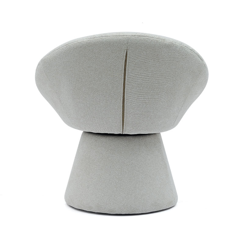 Chaise de salle à manger rotative italienne simple et élégante, fauteuil de loisirs à Base ronde pour salon hôtel (GY-644)