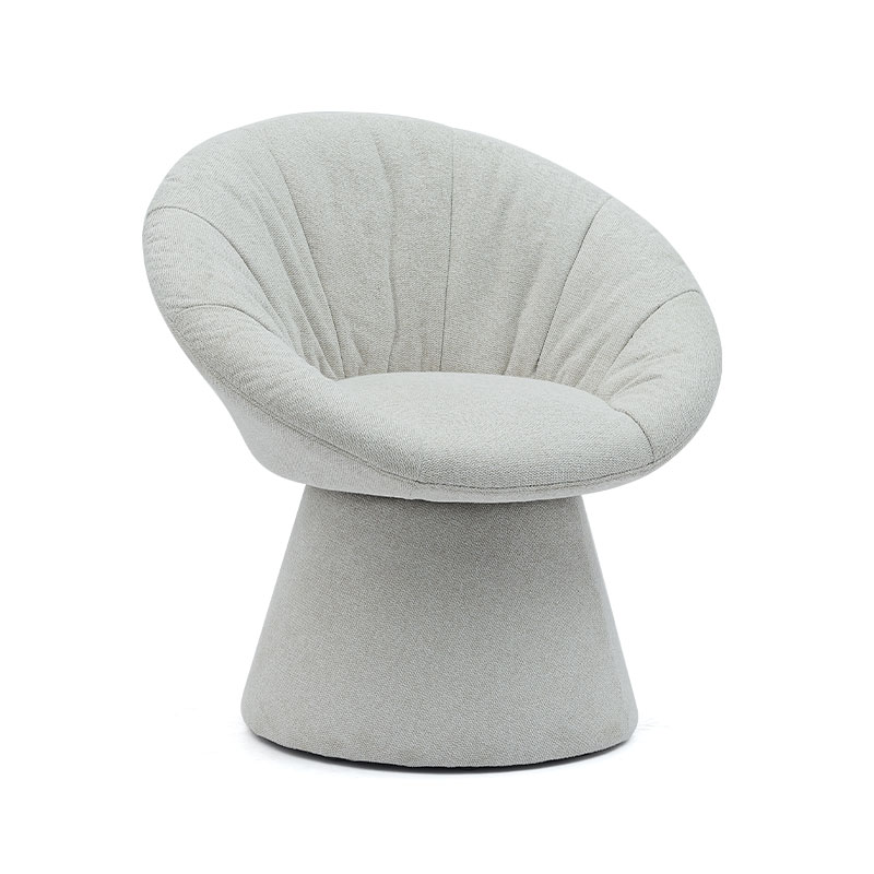 Chaise de salle à manger rotative italienne simple et élégante, fauteuil de loisirs à Base ronde pour salon hôtel (GY-644)