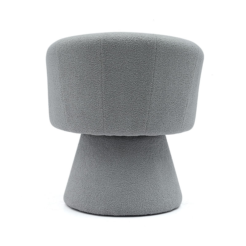 Gris style de loisirs d'intérieur confortable épaissir coussin de siège pivotant hôtel accent chaise longue chaise fauteuil pour salon (GY-646)