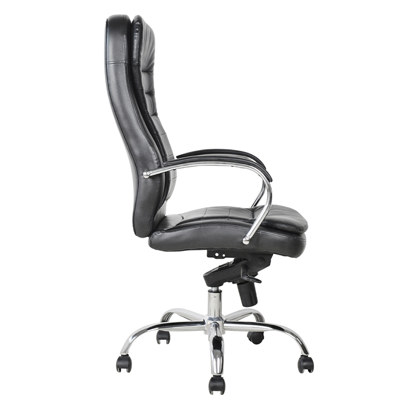 Chaise de bureau ergonomique avec accoudoir chromé (M-6117)