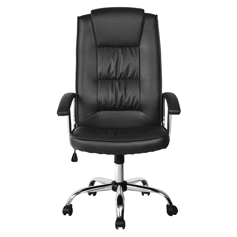 Fauteuil de bureau exécutif pivotant en cuir Pu à dossier haut (M-6119)