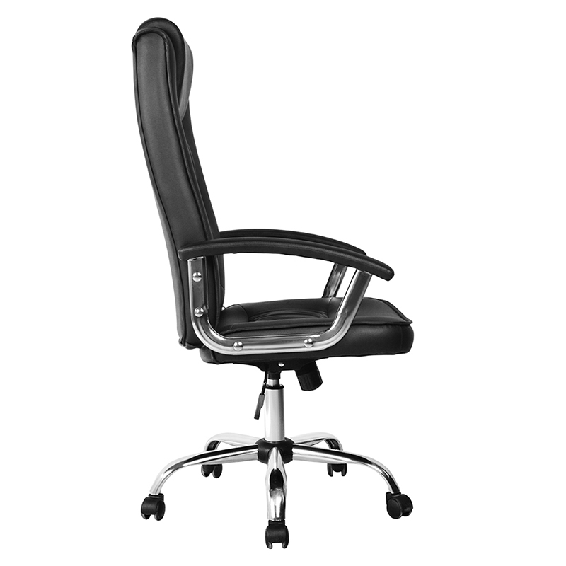 Fauteuil de bureau exécutif pivotant en cuir Pu à dossier haut (M-6119)