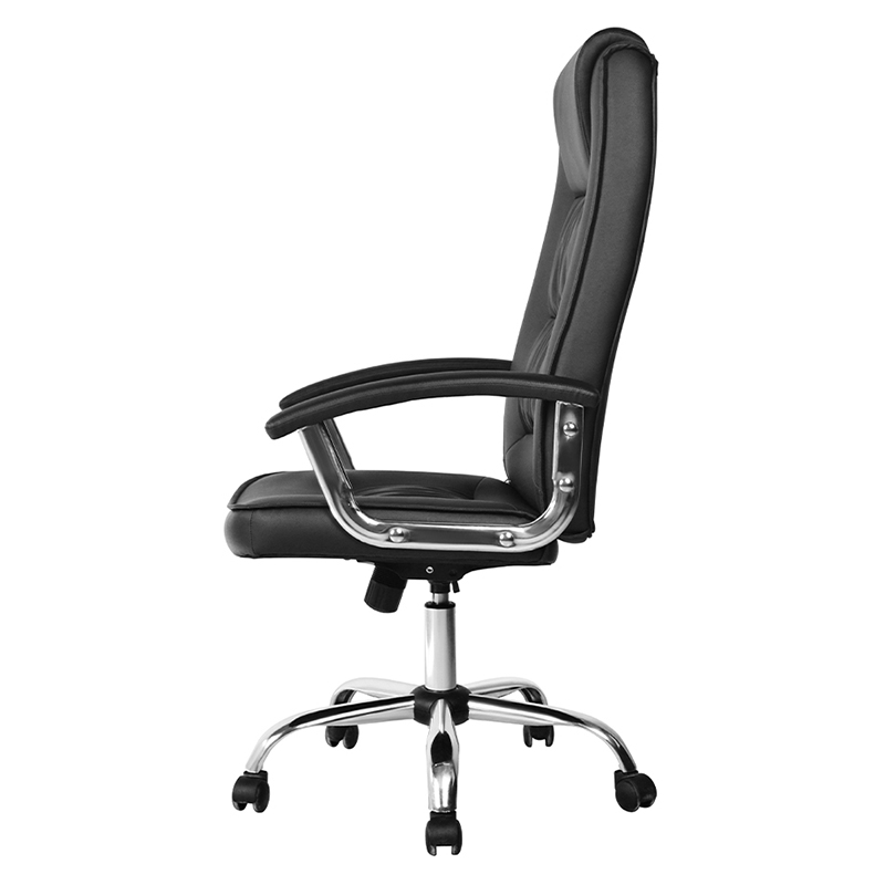 Fauteuil de bureau exécutif pivotant en cuir Pu à dossier haut (M-6119)