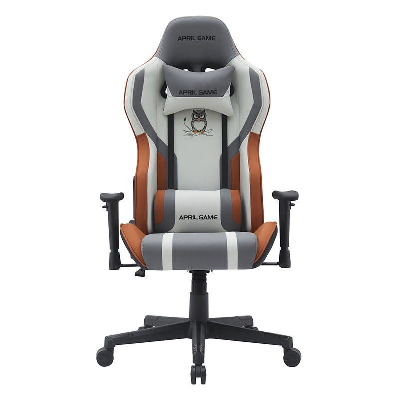 Silla Gamer en cuir synthétique, grande conception animale, pivotante, inclinable à 180 degrés, cadre solide, chaise de joueur de course (T-7121)