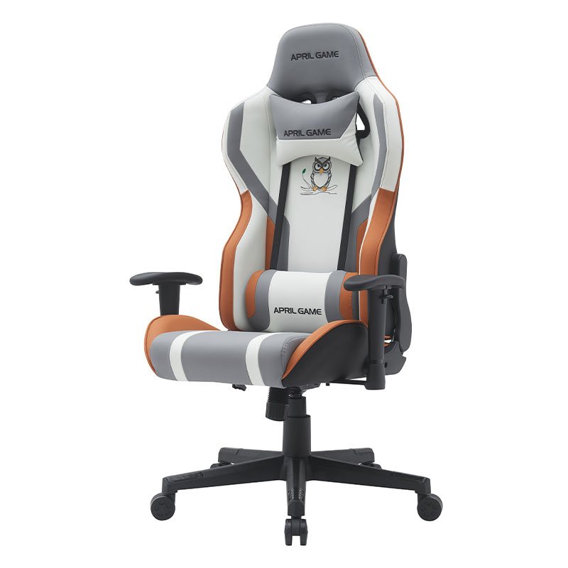 Silla Gamer en cuir synthétique, grande conception animale, pivotante, inclinable à 180 degrés, cadre solide, chaise de joueur de course (T-7121)