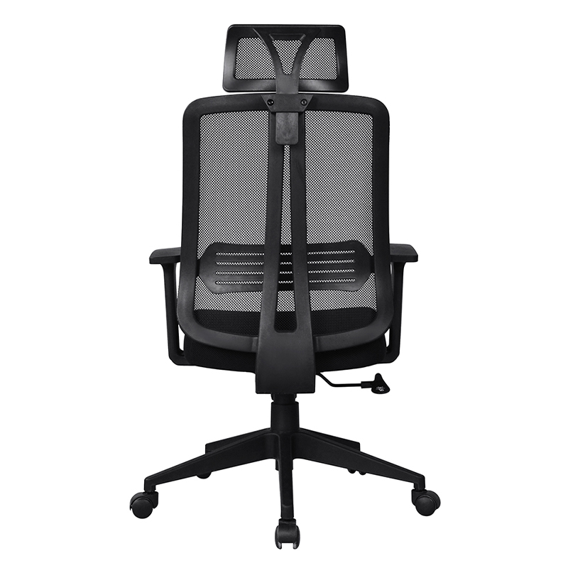 Chaise de maille de secrétaire à accoudoirs en PP à dossier haut (Y-1767)