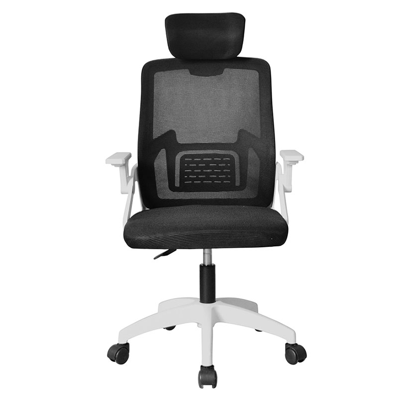 Chaise de maille de secrétaire à accoudoir rabattable en PP à dossier haut (Y-2311)