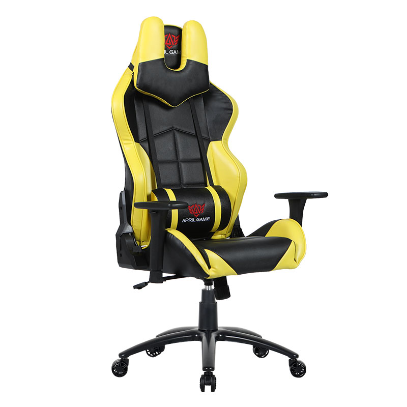 Chaise de jeu pivotante 3D avec réglage de la hauteur des accoudoirs et rotation avant-arrière (Y-2576)