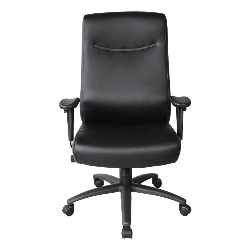 Fauteuil de bureau exécutif à accoudoir réglable en PU à dossier haut (Y-2821)