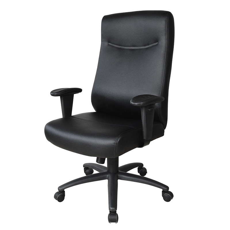 Fauteuil de bureau exécutif à accoudoir réglable en PU à dossier haut (Y-2821)