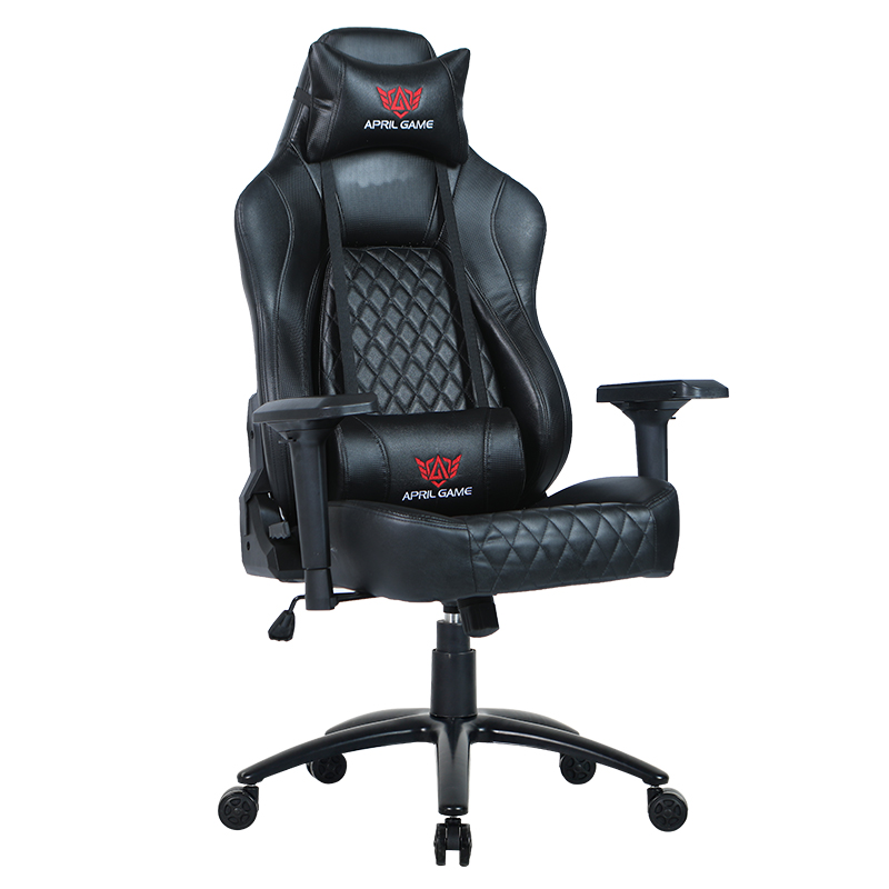 Haut arrière 4d accoudoir noir Paindre de jeu de base en métal (Y-2520)