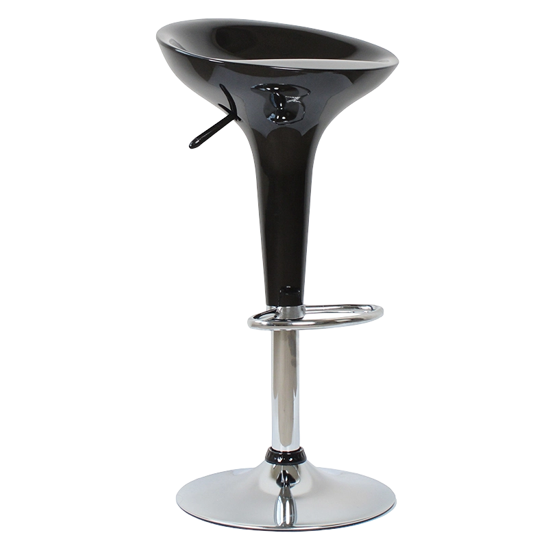 Chaise de tabouret de bar pivotant en plastique ABS noir (GY-901)