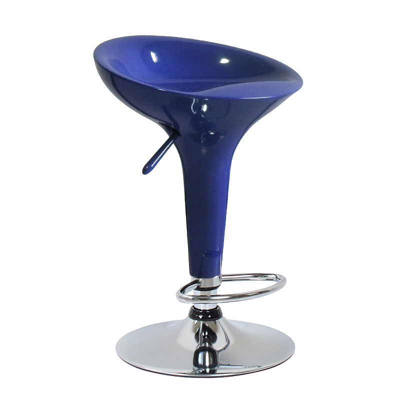 Chaise de tabouret de bar pivotant en plastique ABS bleu (GY-901)