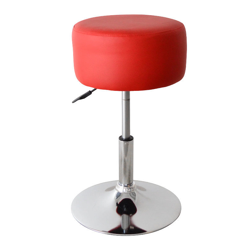 Tabouret de bar pivotant à mécanisme de tâche à siège rond en PU (GY-1006)
