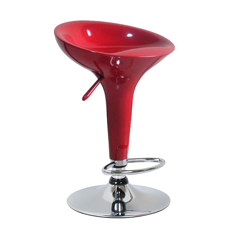 Chaise de tabouret de bar pivotant en plastique ABS rouge (GY-901)