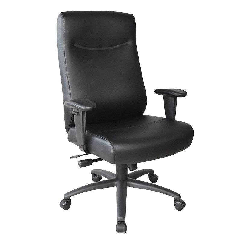Fauteuil de bureau exécutif à accoudoir réglable en PU à dossier haut (Y-2821)