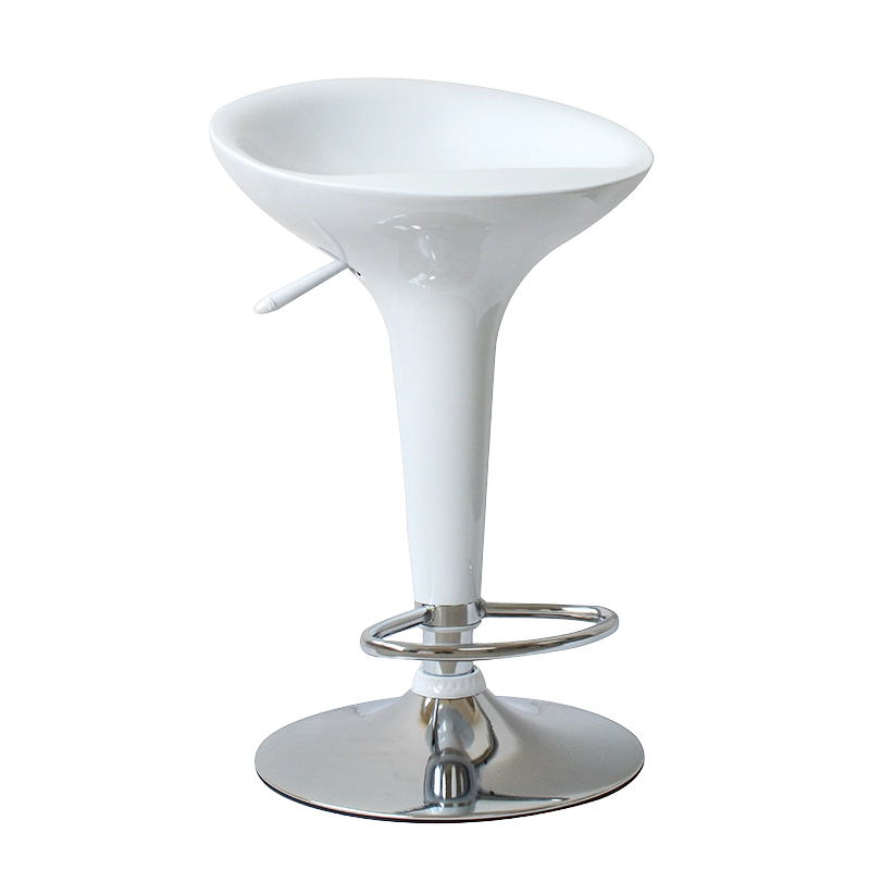 Chaise de tabouret de bar pivotant en plastique ABS blanc (GY-901)